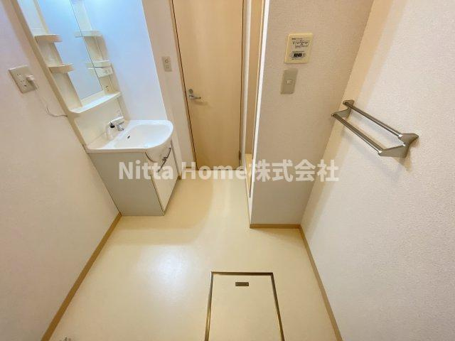 ディアコートDの洗面所|脱衣所スペース♪