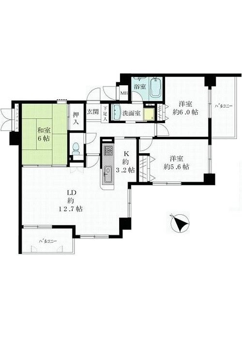 ベルグラン府中浜田