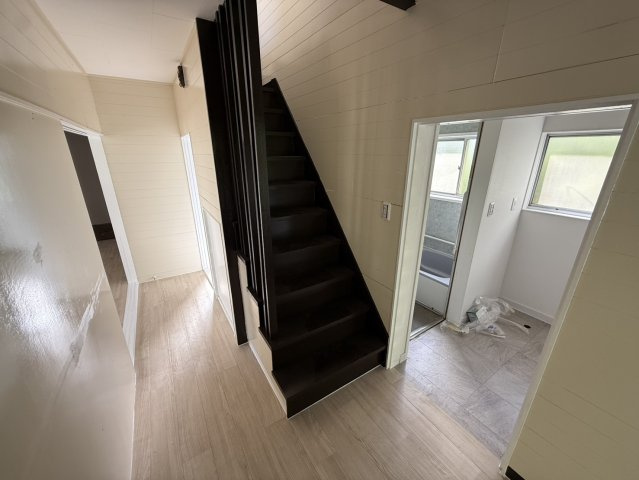 白河市合戦坂戸建の玄関