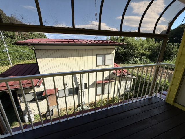 白河市合戦坂戸建のバルコニー