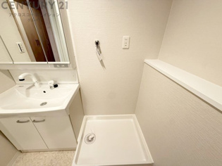 洗濯物の仕分け作業がしやすく、整理整頓が容易になります。洗濯音や湿気を他の部屋に持ち込まず、生活環境を快適に保ちます。上部を活用すれば収納スペースを確保でき洗剤や洗濯用品の整理もしやすくなります。