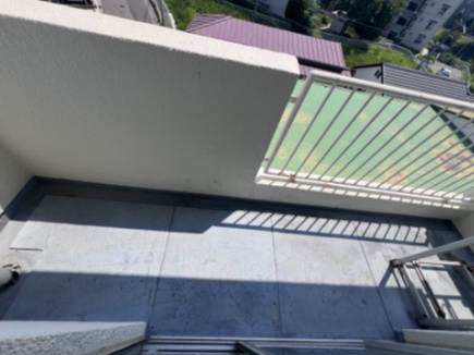 多聞台パークシャトーのバルコニー