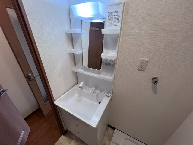 多聞台パークシャトーの洗面所