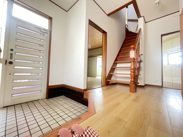 大網富田の玄関