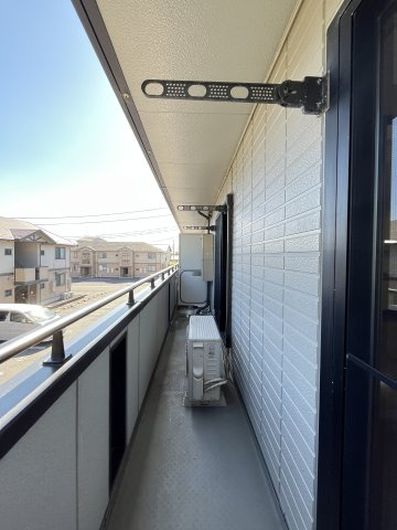 リビングタウン弓ヶ浜B棟のバルコニー