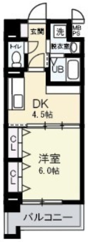 ブランクレール谷町の間取り