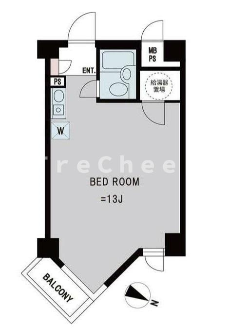 コスモシティ市ヶ谷の間取り