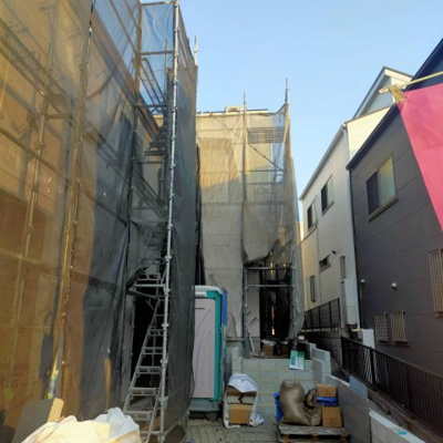 【外観】 | 鶴見区中茶屋1丁目新築戸建B号地 | 1階リビングでゆったり寛ぐ。収納充実・南向きバルコニーの3LDK