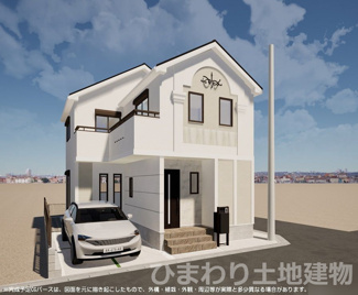 【外観】 | 寒川町一之宮3丁目  1号棟 6期 | イメージパース（完成時に現況と異なる場合は現況優先となります）