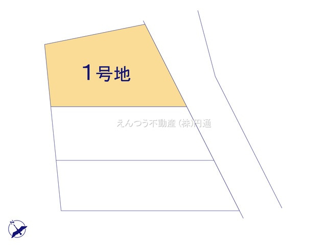 鳥羽見一丁目の区画図