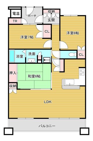 さやま池公園アーバンコンフォートの間取り