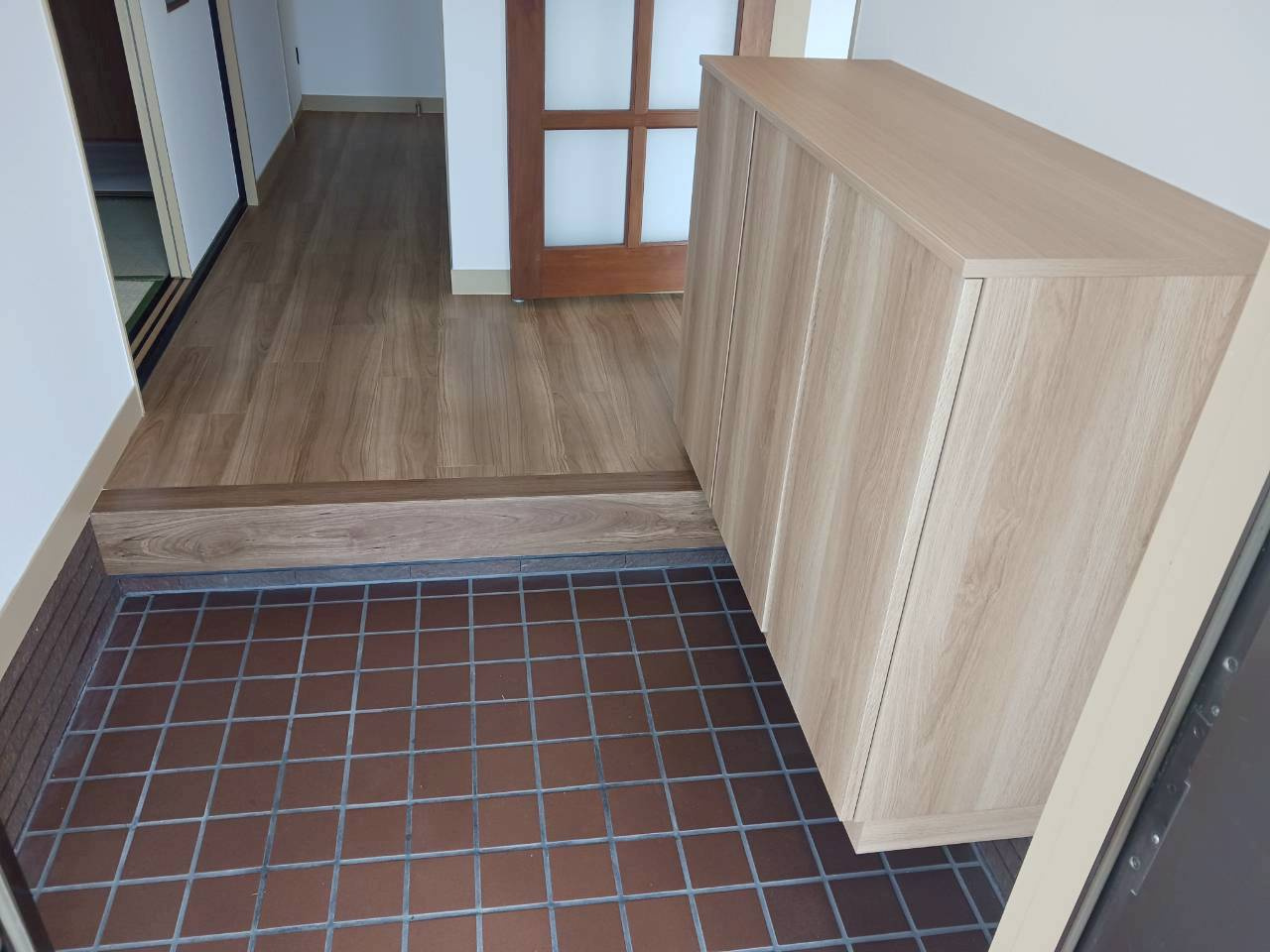 善通寺市原田町　リフォーム戸建の玄関