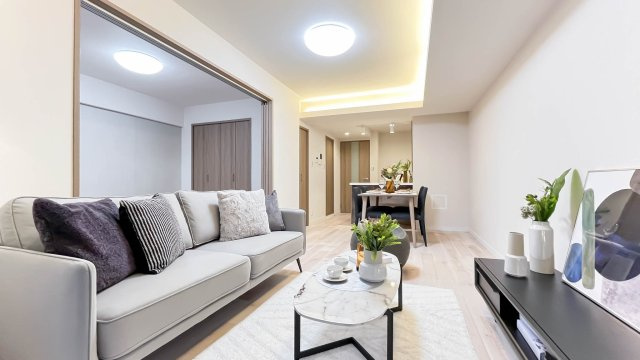 【居間・リビング】 | レーベンハイム常盤台プラザ | 使いやすい居間です