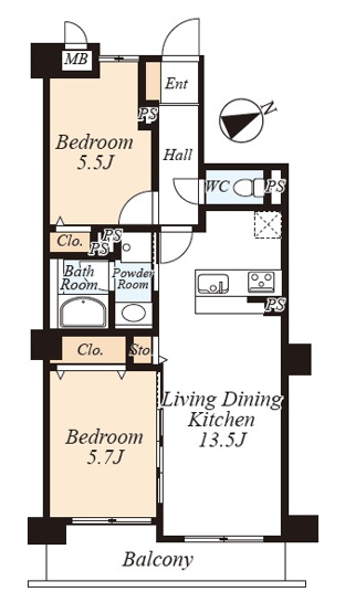 【間取り】 | レーベンハイム常盤台プラザ