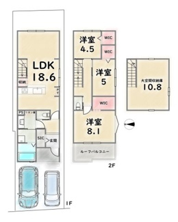 【間取り】 | 中京区壬生土居ノ内町 | 1号地