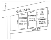 本庄市見福4丁目　アル・ソラーレ　売地　全4区画　C区画の画像