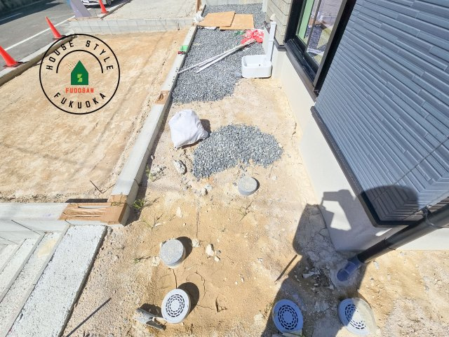 大野城市南ヶ丘6丁目第3-4棟（3号棟）の庭|お庭で自由な時間を過ごせます。