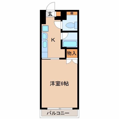 【間取り】 | プチメゾン鶴島