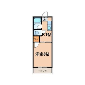 高良山ハイツの間取り