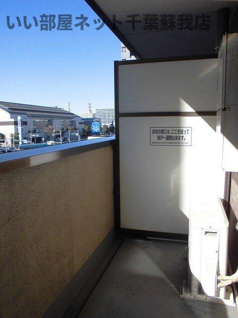 セモア中山のバルコニー|開放的で明るい空間を演出してくれるバルコニーです