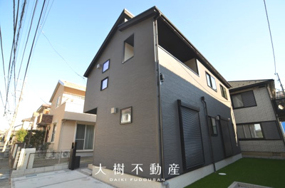 【外観】 | 座間市入谷東4丁目　新築戸建て　全１棟【仲介手数料無料】 | 建物完成しました！！内見可能です♪