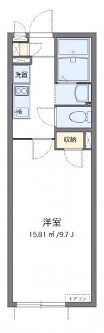 【間取り】 | クレイノミソラⅡ | 代表的な間取のため実際の間取とは異なる場合があります