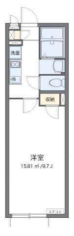 【間取り】 | クレイノミソラⅡ | 代表的な間取のため実際の間取とは異なる場合があります