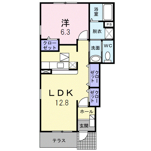 【間取り】 | すいふようＢ