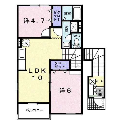 【間取り】 | カロスアンセ弐番館