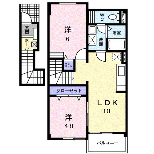 【間取り】 | エントランス　弐番館