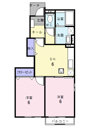 【間取り】 | アルハンブラ二番館