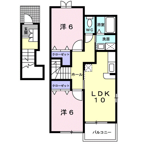 アルハンブラ二番館の間取り
