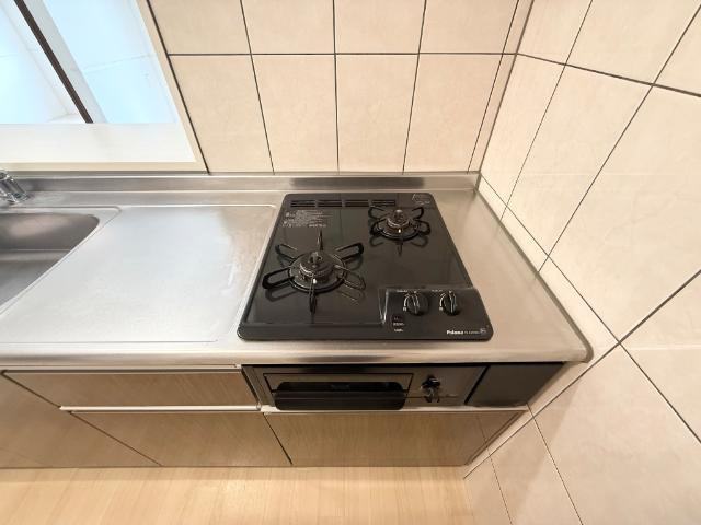 【キッチン】 | Ｐｕｒｅ　Ｒｉｓｅ　宮田 | 2口コンロ