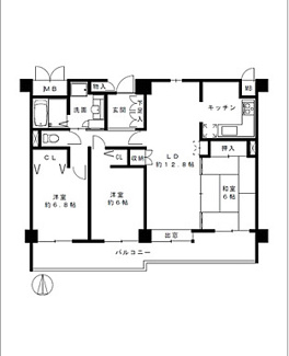 【間取り】 | 井口台パークヒルズ弐番館