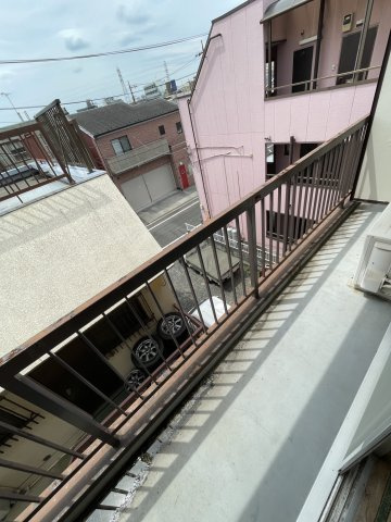 みのりハイツのバルコニー