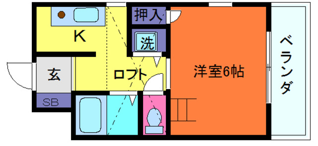 エステムコート東灘の間取り