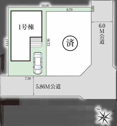 【区画図】 | グラファーレ千葉市美浜区磯辺３丁目8期