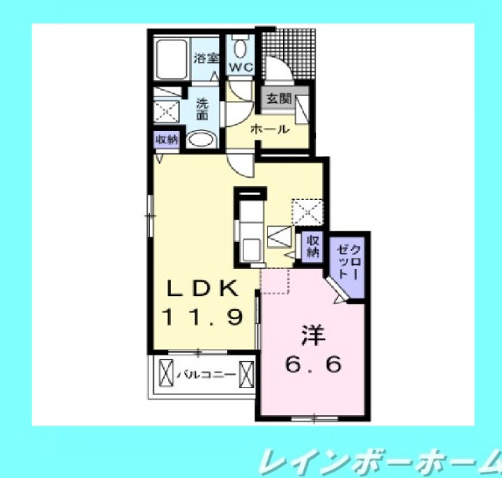 【仲介手数料：50％OFF】対象物件！の間取り