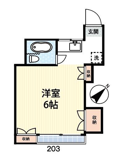 練馬区貫井3丁目のアパートの画像