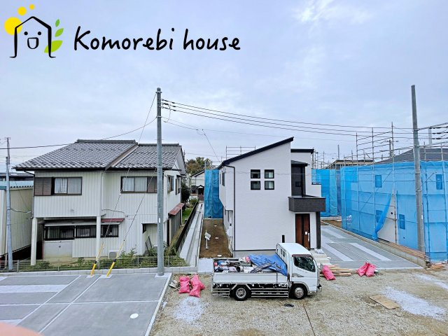 川島町伊草　2期　新築一戸建て　グラファーレ　02の前面道路含む現地写真|11/13　撮影済み