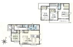 川島町伊草　2期　新築一戸建て　グラファーレ　02の間取り|川島町伊草　2期　新築一戸建て　グラファーレ　02、4LDK、土地面積185.19m2、建物面積101.02m2