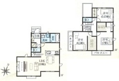 川島町伊草　2期　新築一戸建て　グラファーレ　04の間取り|川島町伊草　2期　新築一戸建て　グラファーレ　04、3LDK、土地面積194.46ｍ2、建物面積103.09m2