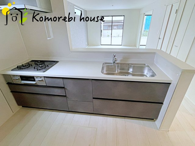 川島町伊草　2期　新築一戸建て　グラファーレ　03のキッチン|11/13　撮影済み