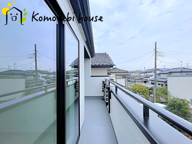 川島町伊草　2期　新築一戸建て　グラファーレ　03のバルコニー|11/13　撮影済み