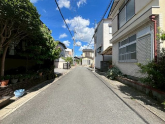 【前面道路含む現地写真】 | 右京区太秦堀池町　建築条件つき