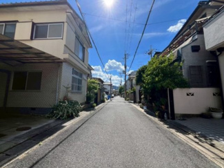 【前面道路含む現地写真】 | 右京区太秦堀池町　建築条件つき