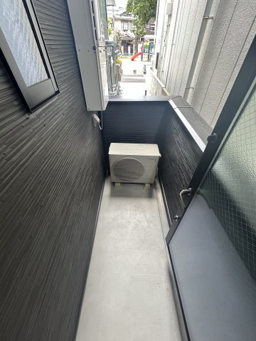 大阪市西淀川区歌島１丁目のハイツのバルコニー