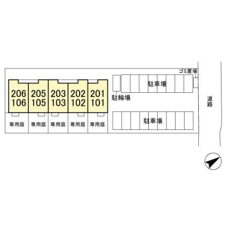 マ・メゾンの区画図