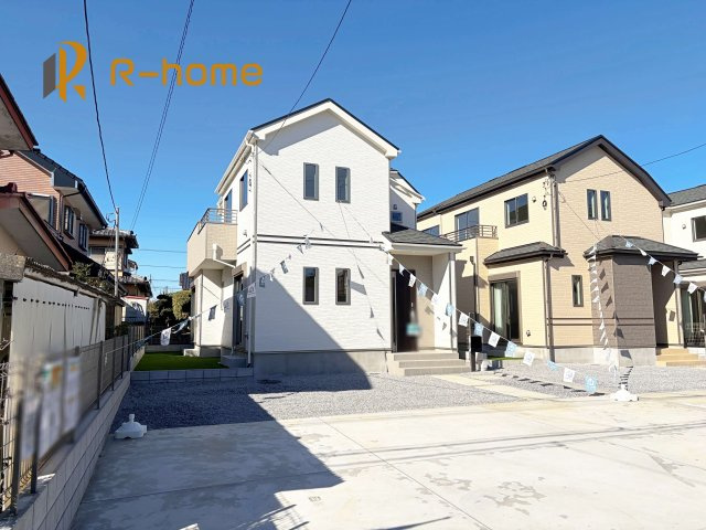 土浦市烏山4丁目　新築戸建て　E号棟の外観|ご予約を頂ければ、『平日』はもちろん『早朝』や『夜間』もご見学可能です♪お気軽にお申し付けください♪