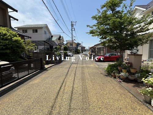 【仲介手数料０円】相模原市緑区太井XV　新築一戸建て　1号棟　全2棟の前面道路含む現地写真|相模原市緑区太井XV　新築一戸建て　全2棟